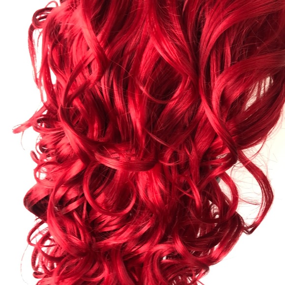 🔹LURIN K 24” RED CURLY LACE FRONT WIG  *NWT* - Picture 9 of 12